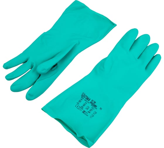 Нитриловые перчатки ULTIMA GREEN GUARD ULT150р.9/L