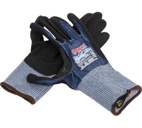 Перчатки из HPPE-нити со стекловолокном Gward No-Cut Hiro с нитрильно-полиуретановым покрытием р. XL 1 пара в упаковке No-Cut 15MFF No-Cut 15MFF, рост XL1