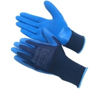 Перчатки нейлоновые Gward Rocks синие, с текстурированным латексным покрытием р. XL 12 пар в упаковке L1009 , рост XL12