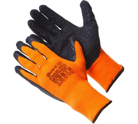 Перчатки утепленные Gward FREEZE ONE 50% акрил, покрыты текстурированным латексом р. XL 12 пар в упаковке L1306, рост XL12