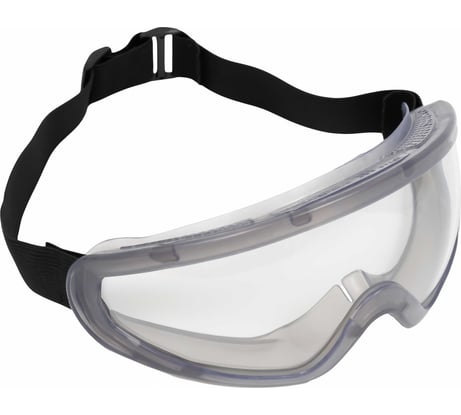 Защитные очки закрытые прозрачные на резинке Gigant GGСR-1