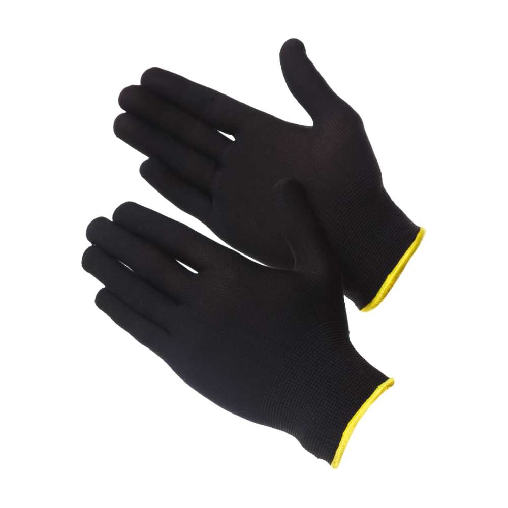 Перчатки нейлоновые Gward Touch Black черного цвета, без покрытия ...