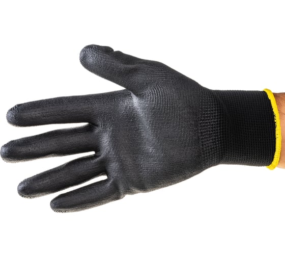 Перчатки SKRAB нейлон с полиуретановым покрытием, 9/L BLACK 27682 1
