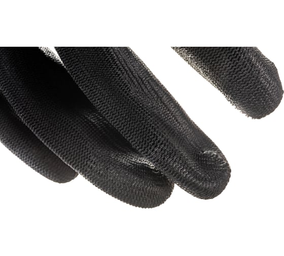 Перчатки SKRAB нейлон с полиуретановым покрытием, 9/L BLACK 27682