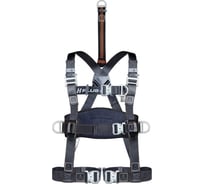 Привязь страховочная Delta Plus с поясом HAR25HAGT с 2 точками крепления и 2 точками для позиционирования цвет чёрный, размер XL/XXL HAR25HAXX