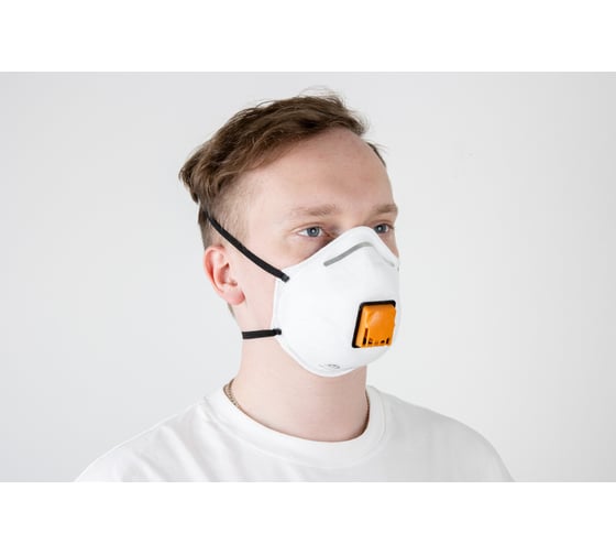 Респиратор с клапаном Jeta Safety с регулировкой, FFP2 R D, чашеобразный JM-7622MP