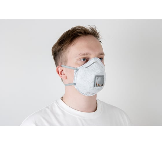 Респиратор с клапаном Jeta Safety с углем A с регулировкой, FFP2 R D, чашеобразный JM-7626MP