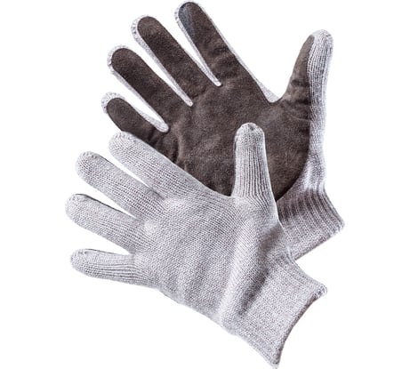 Утепленные полушерстяные перчатки АМПАРО Сахара-Экстра с подкладкой и наладонником, р-р 9 464656-9