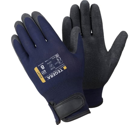Рабочие нейлоновые ультратонкие перчатки TEGERA латексный облив, р-р 9 617-9