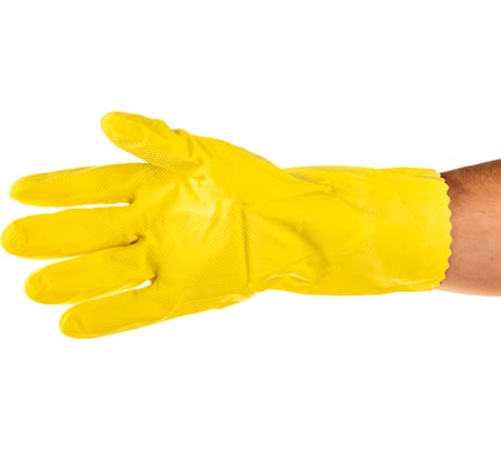 Латексные химостойкие перчатки АМПАРО Люкс р. XL, 3 пары 6850 (477566)-XL