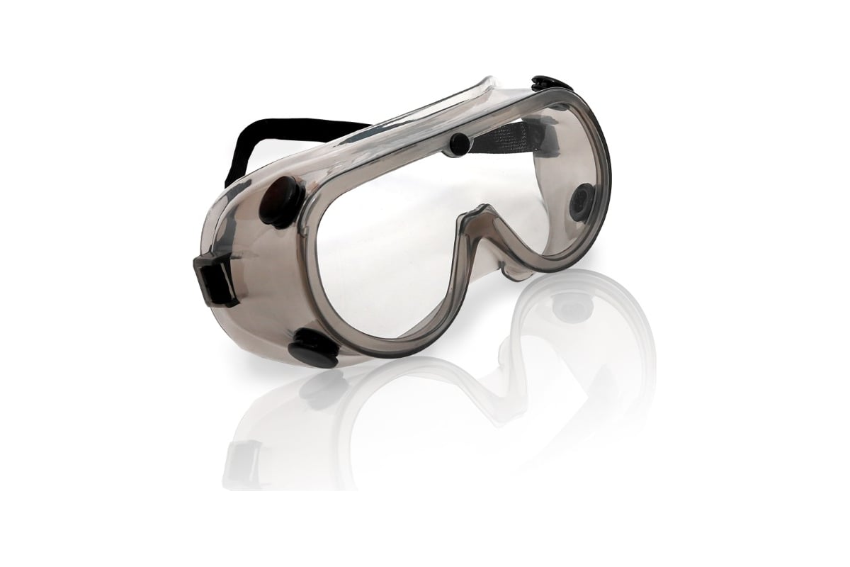 Защитные закрытые очки ЕЛАНПЛАСТ с непрямой вентиляцией ОЧК404 (О-13034 .