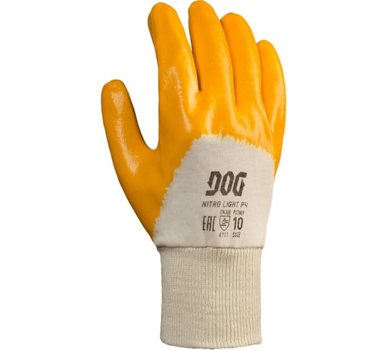 Рабочие перчатки с нитриловым покрытием DOG Sensor Optima Nitrile 31-2-3/10 2XL 1