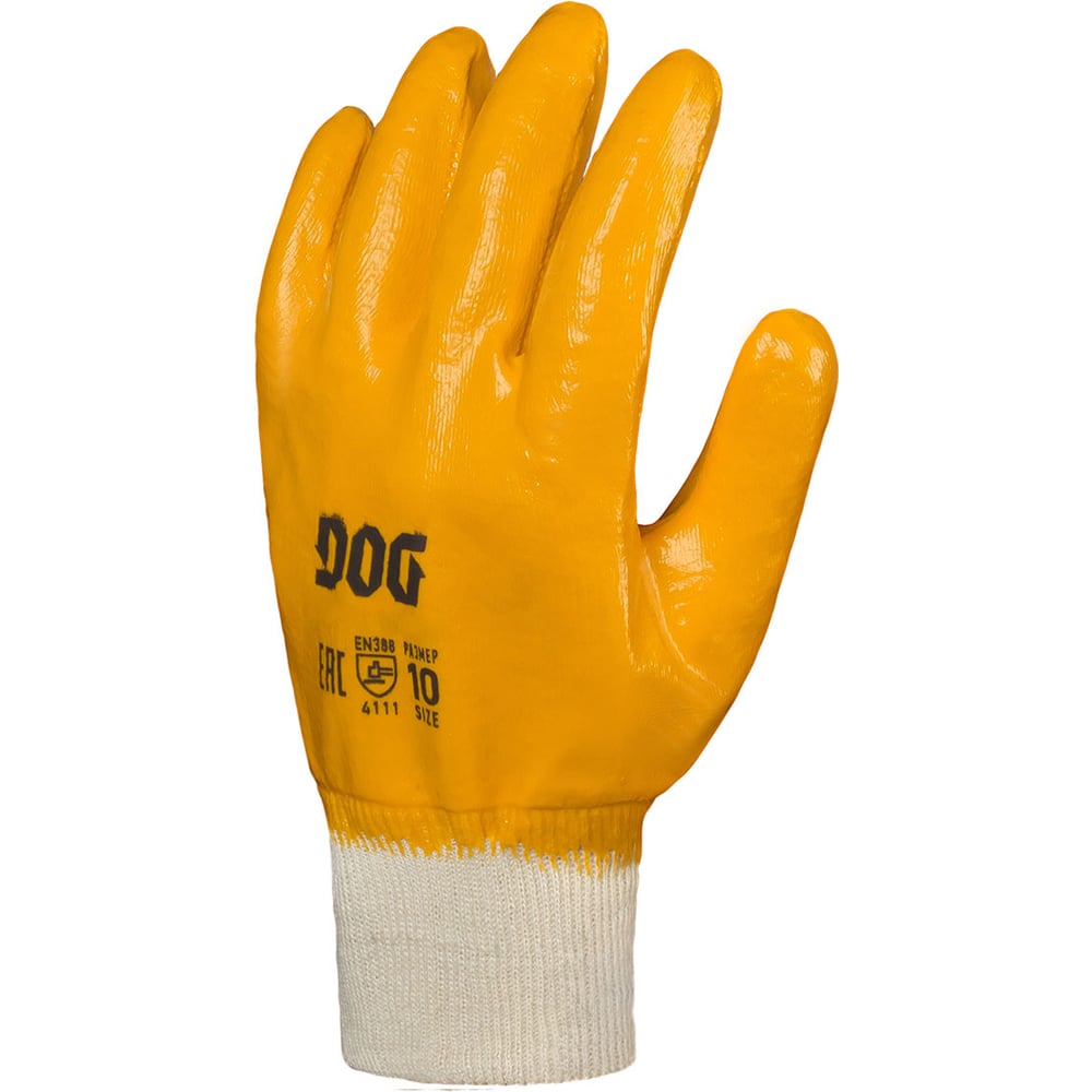 Рабочие перчатки с нитриловым покрытием DOG Sensor Optima Nitrile 31-2 ...