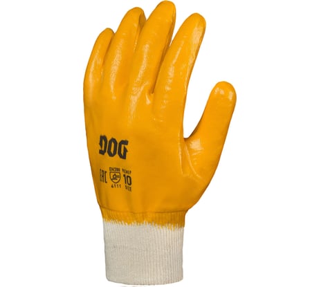 Рабочие перчатки с нитриловым покрытием DOG Sensor Optima Nitrile 31-2-2/8 L