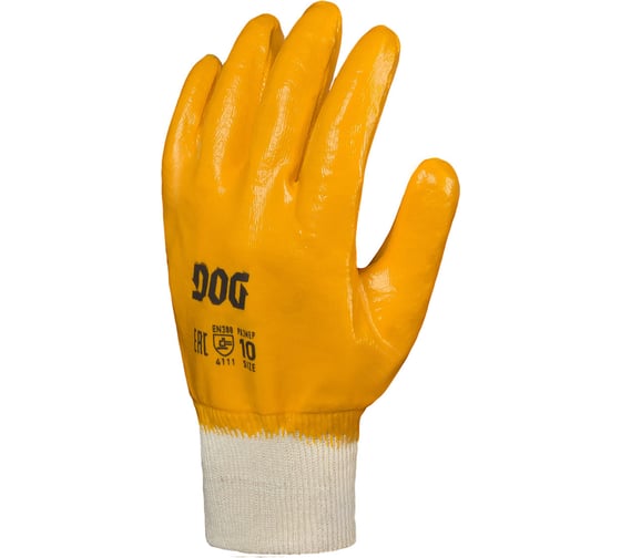 Рабочие перчатки с нитриловым покрытием DOG Sensor Optima Nitrile 31-2-2/8 L 1