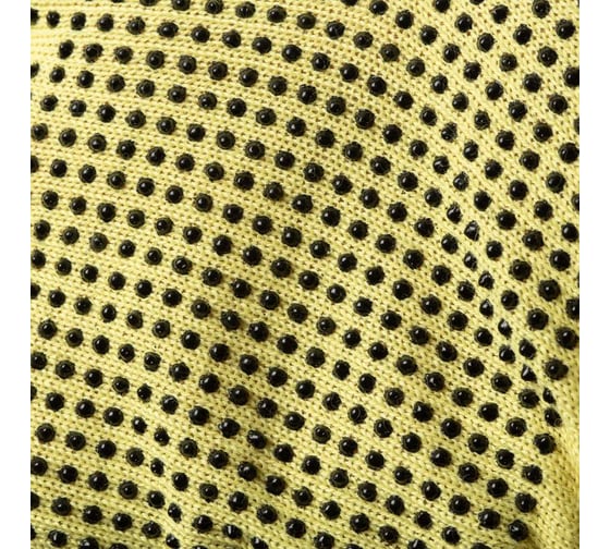 Перчатки Manipula Specialist АРАМАКС (MG-311), арамид, SlipGrip, оверлок, цвет желтый (9), Пер 763/9