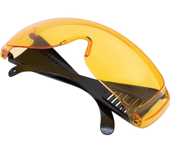 Защитные очки Tulips tools с дужками, желтые IO02-340