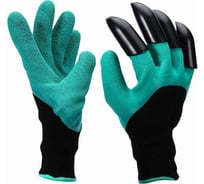 Садовые перчатки ЭКОСНАЙПЕР с когтями garden genie glove