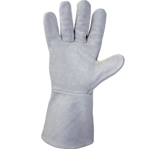 Краги сварщика Jeta Safety без подкладки из спилковой кожи, серые, размер 10/XL, JWK101-XL