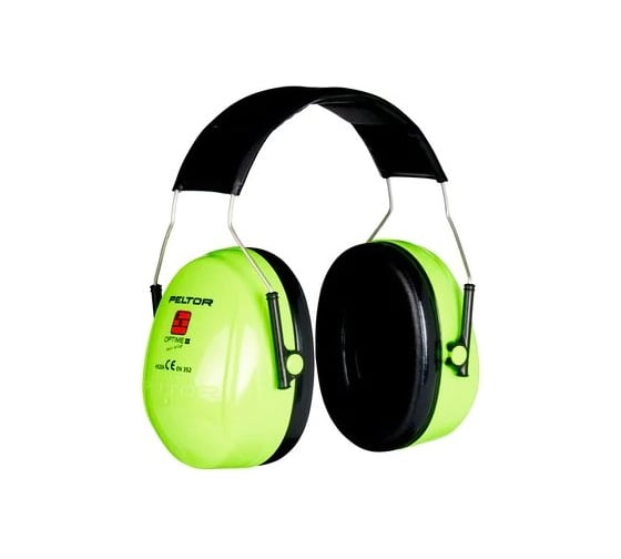 Противошумные наушники 3М PELTOR Optime II, повышенной видимости Hi-Viz, H5 7000038207 1