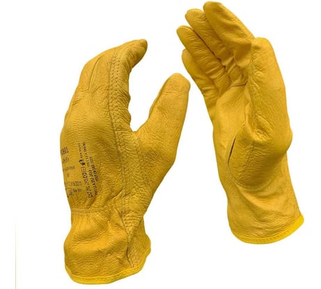 Перчатки кожаные Master-Pro Категория А+, 1 пара. ДРАЙВЕР-К1 / водительские перчатки, размер 10 (XL) 9085-GLD1-10-1