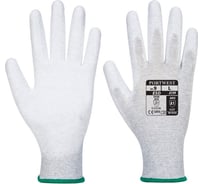 Астатические перчатки с ПУ покрытием ладони PORTWEST A199, размер XXS A199GRRXXS
