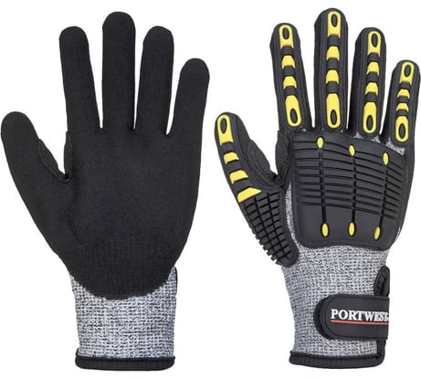 Ударопрочные перчатки с защитой от порезов PORTWEST A722, размер M A722G8RM
