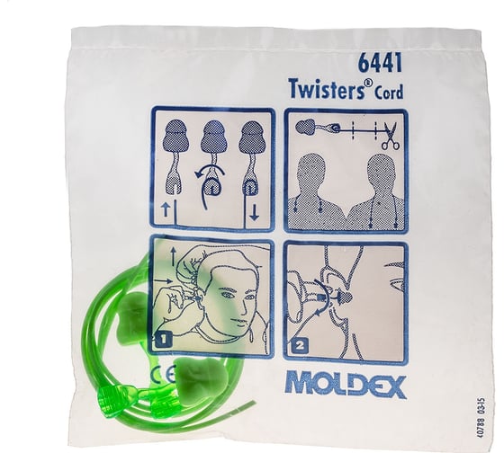 Беруши Moldex Twisters Cord 6441-1
