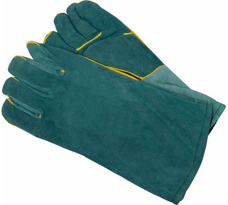 Спилковые краги FOXWELD зеленые 6323