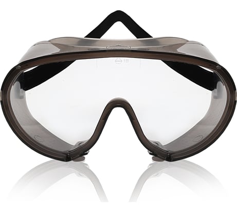 Защитные закрытые очки с двухсторонним незапотевающим покрытием ЕЛАНПЛАСТ ОЧК 1401KN