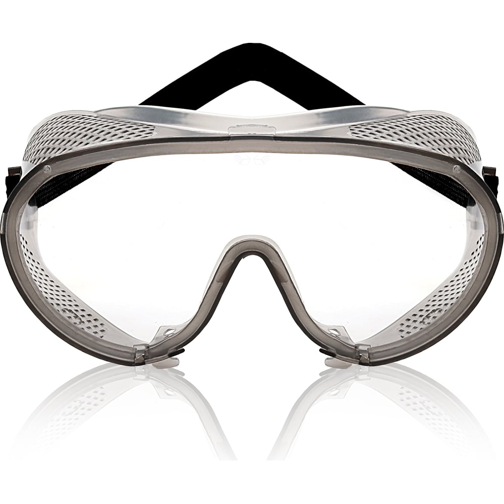 Защитные закрытые очки с двухсторонним незапотевающим покрытием .