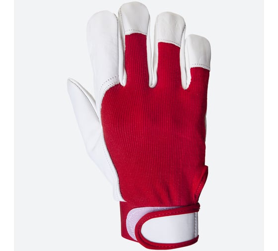 Кожаные перчатки монтажника Jeta Safety, манжета велкро, разм.9/L, JLE301-9/L