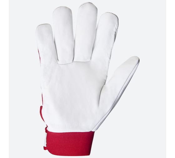 Кожаные перчатки монтажника Jeta Safety, манжета велкро, разм.9/L, JLE301-9/L