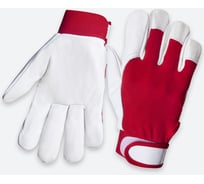 Кожаные перчатки монтажника Jeta Safety, манжета велкро, размер 10/XL, JLE301-10/XL