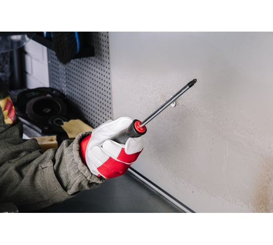 Кожаные перчатки монтажника Jeta Safety, манжета велкро, размер 10/XL, JLE301-10/XL