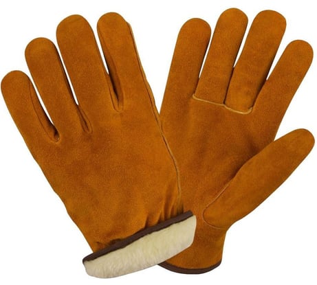 Цельноспилковые перчатки Элит-Профи WINTER Driver Gold, BOA F0201-B