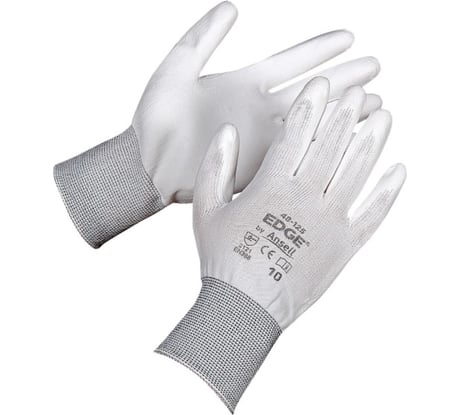 Перчатки ANSELL EDGE 48-125 белые, р.10 31014112-10
