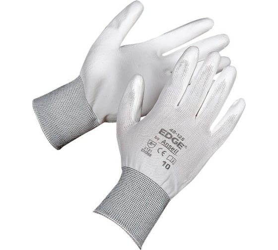Перчатки ANSELL EDGE 48-125 белые, р.7 31014112-7