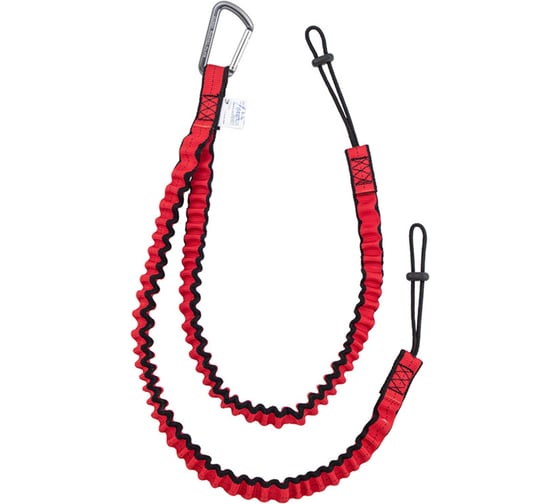 Стропа эластичная двойная для крепления инструмента VENTO (до 25 кг) с карабином "Мини" vnt 286 set 1229 1