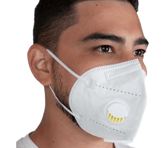 Респиратор с клапаном SAMGRUPP KN95 FFP2 50 шт SR-072000095-50