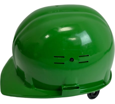 Каска строительная защитная SAMGRUPP зеленая, с храповым механизмом SR-109021001