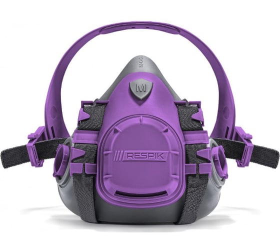 Полумаска RESPIK 802 размер M фиолетовая R802 purple
