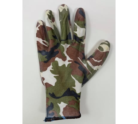 Нейлоновые садовые перчатки Gold Manibus Hortus Military 13 класс с нитриловым покрытием 12/240 р.9 (L) GM1014-Military-9