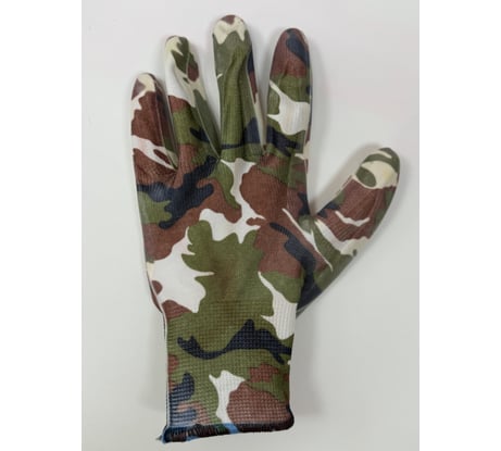 Нейлоновые садовые перчатки Gold Manibus Hortus Military 13 класс с нитриловым покрытием 12/240 р.8 (M) GM1014-Military-8