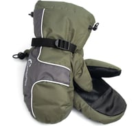 Рукавицы Следопыт SNOWMOBIL, мембрана 3к, черный/олива, р-р XL/20 PF-GL20