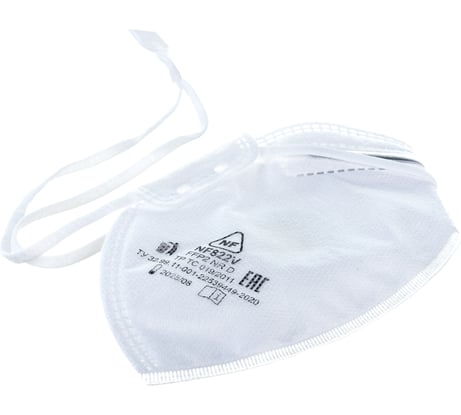 Фильтрующая полумаска Невский фильтр NF822V FFP2 NR D, размер М, 20 шт. 82010520280422110 M