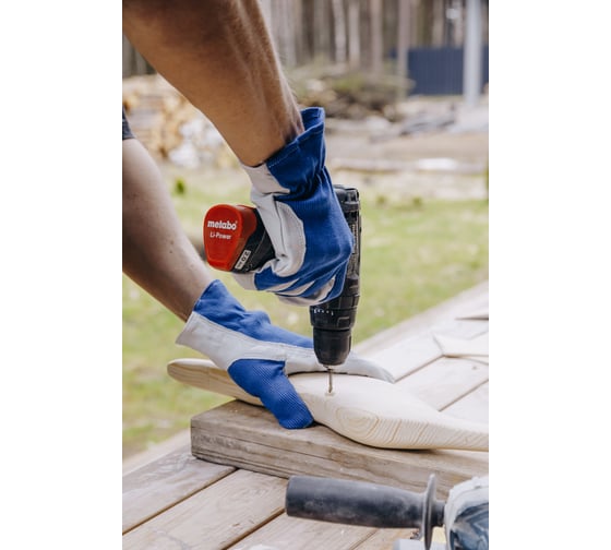Кожаные перчатки монтажника Jeta Safety, размер 8/М, JLE321-8/M