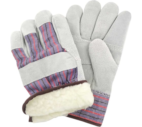 Комбинированные перчатки из говяжьего спилка ARCTICUS класса BC, р. 10 2301W-101