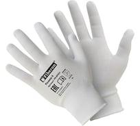 Перчатки Fiberon сборочные работы: ДЕКОР, полиэстер, в и/у, 10(ХL), белые 135425