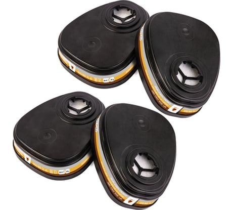 Фильтр для защиты от органических, неорганических, кислых газов АВЕ1, 4 шт Jeta Safety 6542/4